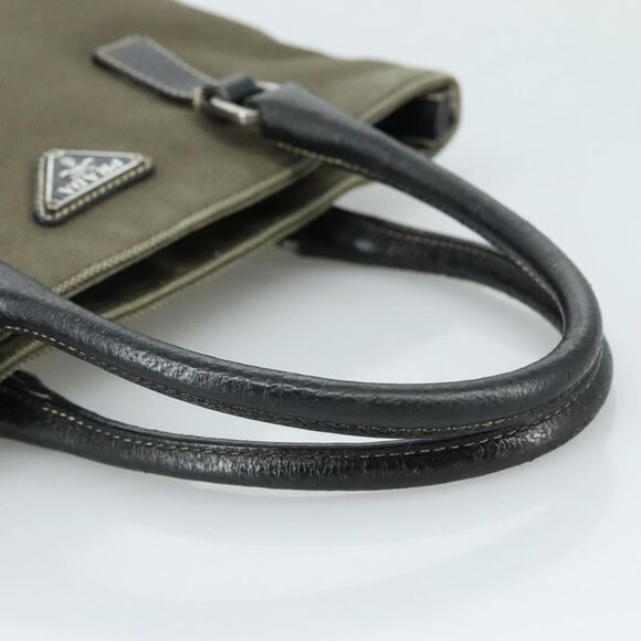 Pre Loved prada Women Khaki Handbags - Picture 7 of 8